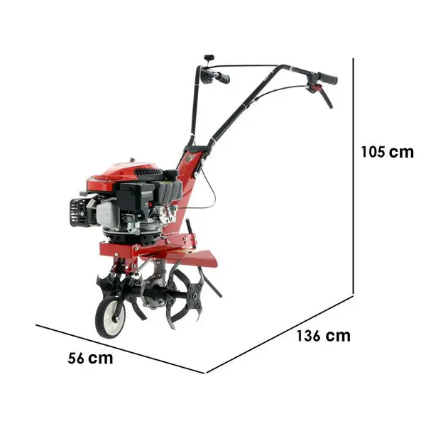 J'utilise la houe motorisée Italian Power RG1.3-45Q-D - 144,3 cc.