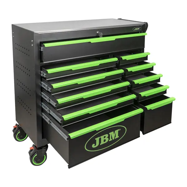 JBM 54511 - Chariot à outils professionnel à 11 tiroirs