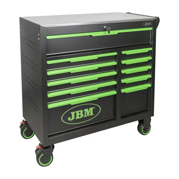 JBM 54511 - Chariot à outils professionnel à 11 tiroirs