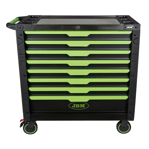 JBM 54688 - Chariot professionnel XL à 8 tiroirs, 468 outils inclus
