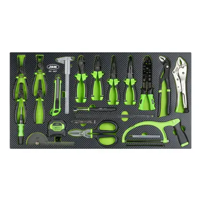 JBM 54688 - Chariot professionnel XL à 8 tiroirs, 468 outils inclus