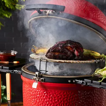Kamado Joe CLASSIC III 3100204 - Grill et fumoir avec tablettes latérales et accessoires, modèle KJ15040921