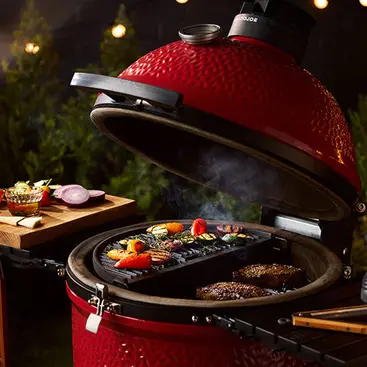 Kamado Joe CLASSIC III 3100204 - Grill et fumoir avec tablettes latérales et accessoires, modèle KJ15040921