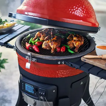 Kamado Joe Konnected Joe KJ15041523 - Barbecue numérique et fumoir à charbon de bois en céramique 3100214