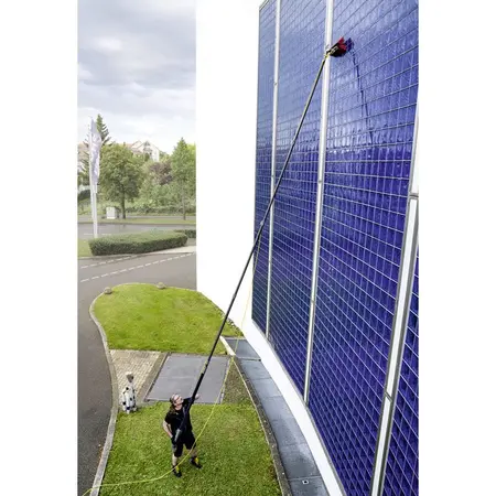 nettoyage vitres exterieures hautes karcher lance telescopique