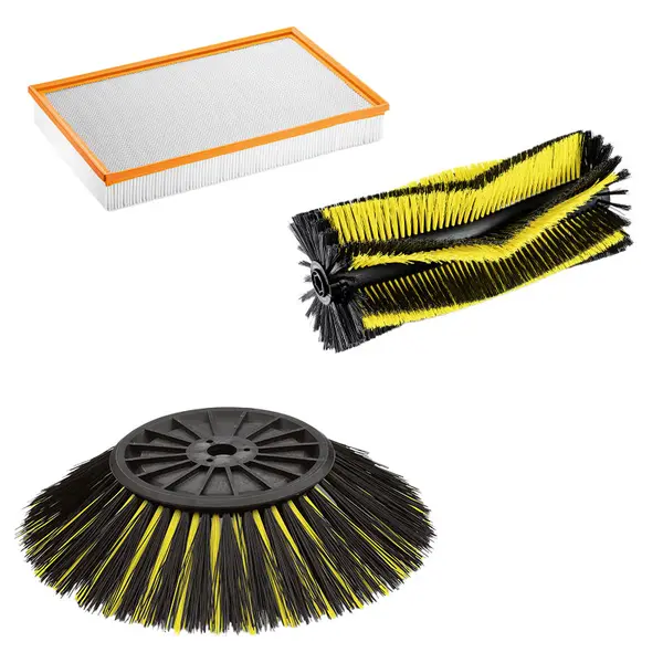 Karcher KM 85/50 W Bp - Balayeuse à conducteur marchant Équipement standard