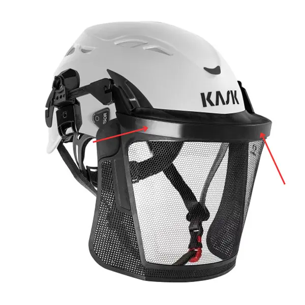Kask WVI00005 - Support de visière en maille WVI00006 