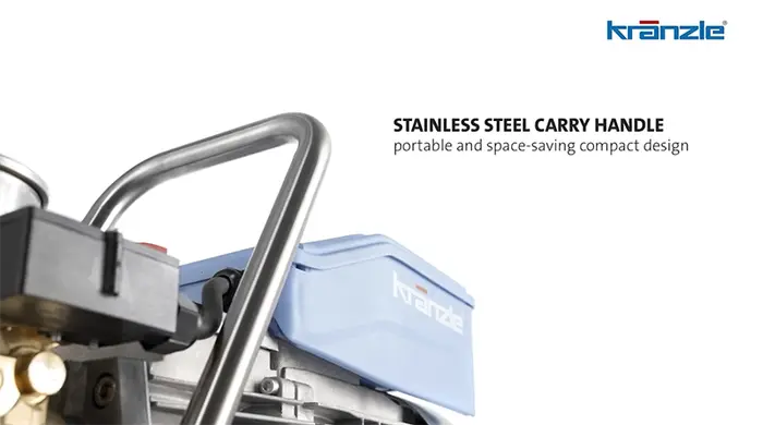 design compact et robuste Kranzle HD 10/122 TS - Nettoyeur haute pression compact professionnel