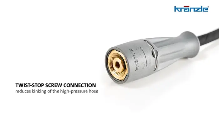 raccord vissé anti-torsion Kranzle HD 10/122 TS - Nettoyeur haute pression professionnel compact