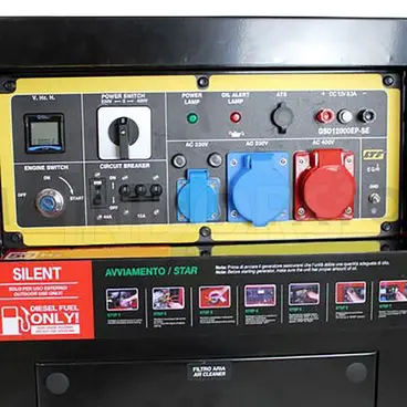Panneau de commande LTF GSD12000EP-SE - Groupe électrogène diesel silencieux