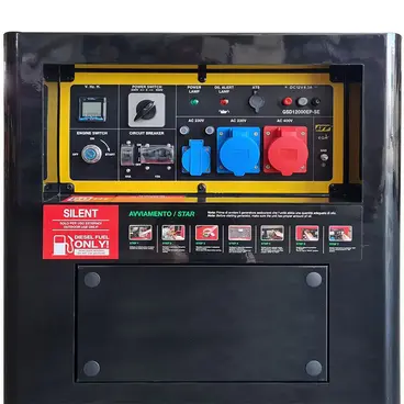 Groupe électrogène diesel silencieux LTF GSD12000EP-SE