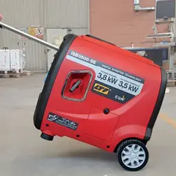 poignée et chariot LTF ISB3500-SE - Groupe électrogène à onduleur silencieux