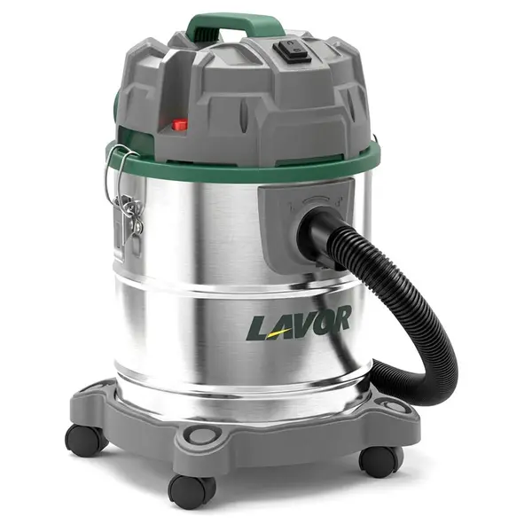 Aspirateur eau et poussière professionnel Lavor Dozzy Power 20XS avec réservoir en acier inoxydable de 20 litres