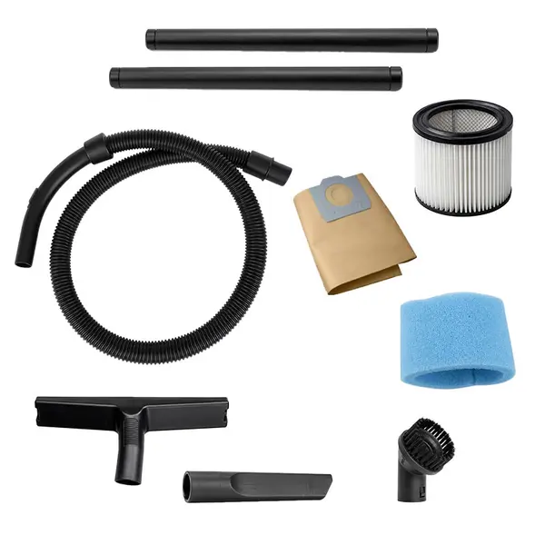Accessoires pour aspirateur Lavor Dozzy Power 30XS : flexible, rallonges, embouts, brosses, filtres Ø32, kit professionnel complet