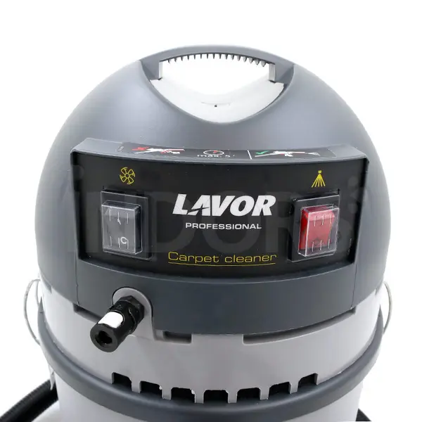 Commandes de l'aspirateur nettoyeur de tapis Lavor Hydrus