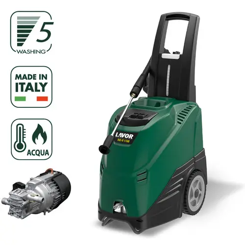 Lavor Rio-R 1108 - Nettoyeur haute pression à eau chaude compact