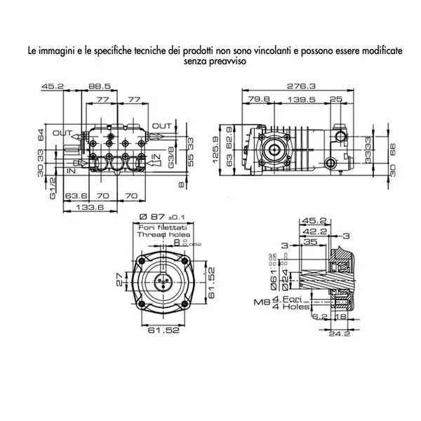 Conception de la motopompe Lavor CL6