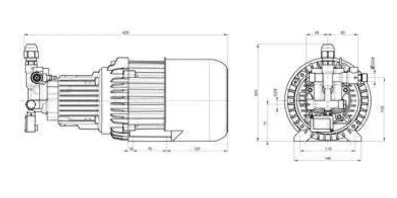 Lavor MPBX2 (Omnia 15) - Pompe à moteur axial haute pression