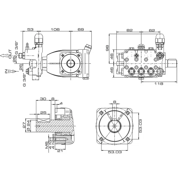 Lavor CL 3.5 - Pompe haute pression professionnelle