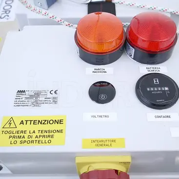 Panneau de contrôle du robot MMS03 - Nettoyage des panneaux photovoltaïques