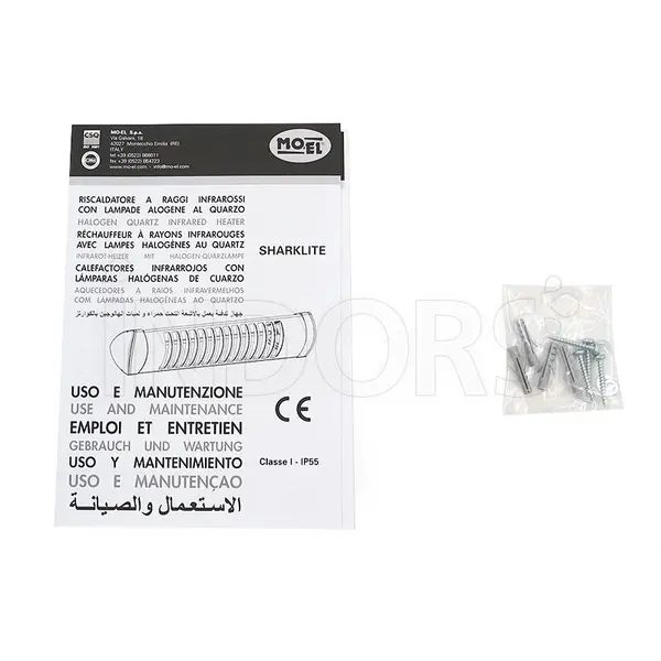 MO-EL Sharklite 718N - Lampe chauffante infrarouge anti-oxydation