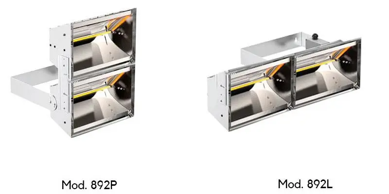 MO-EL Hathor Deep 892P 892L - Lampe chauffante infrarouge double ondes courtes