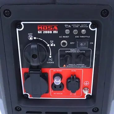 Commandes du générateur Mosa GE 2000 MI