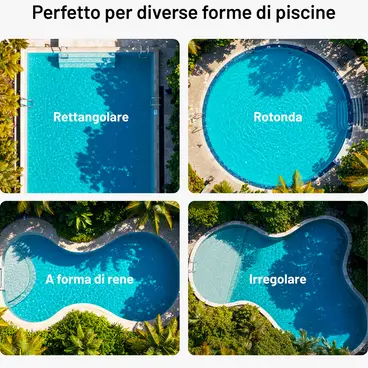Mammotion Spino E1 - Robot nettoyeur de piscine à batterie pour piscines de 150 m²