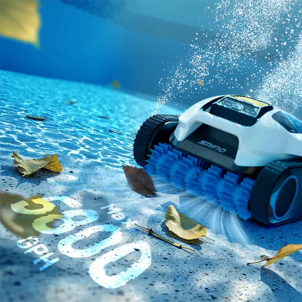 Mammotion Spino E1 - Robot nettoyeur de piscine à batterie pour piscines de 150 m²