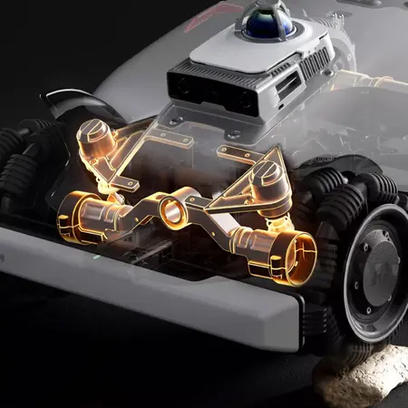 Tondeuse à gazon robotisée sans fil Mammotion LUBA 3 AWD 10000 pour pelouses jusqu'à 10 000 m²