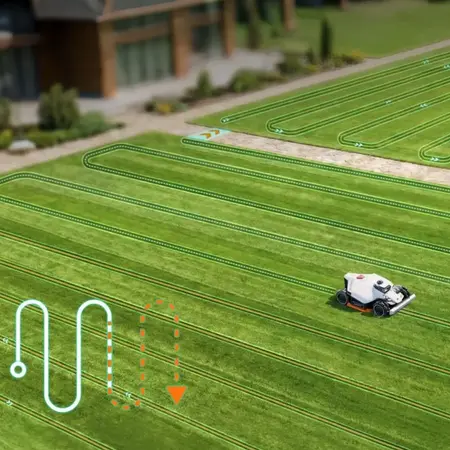 Tondeuse à gazon robotisée sans fil Mammotion LUBA 3 AWD 10000 pour pelouses jusqu'à 10 000 m²