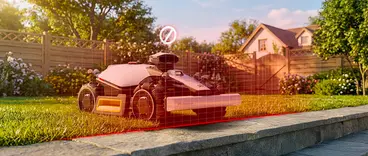 Mammotion Luba Mini 2 AWD 1000 - Tondeuse à gazon robotisée sans fil avec zone de tonte périmétrique de 1000 m²