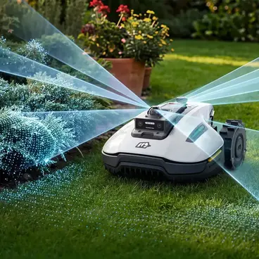Mammotion Yuka Mini 2 1000 - Tondeuse à gazon robotisée sans fil avec zone de tonte périmétrique de 1000 m²