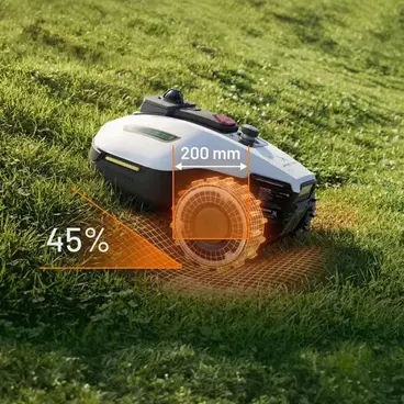 Mammotion Yuka Mini 2 1000 - Tondeuse à gazon robotisée sans fil avec zone de tonte périmétrique de 1000 m²