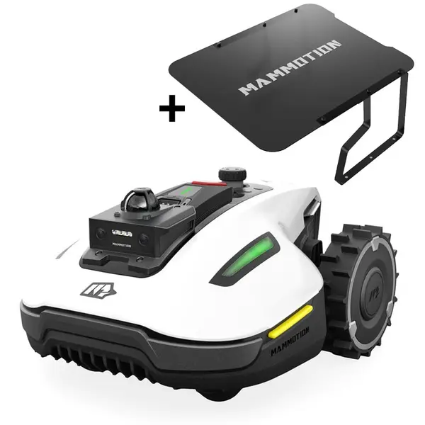 Mammotion Yuka Mini 2 1000 - Tondeuse à gazon robotisée sans fil avec zone de tonte périmétrique de 1000 m²