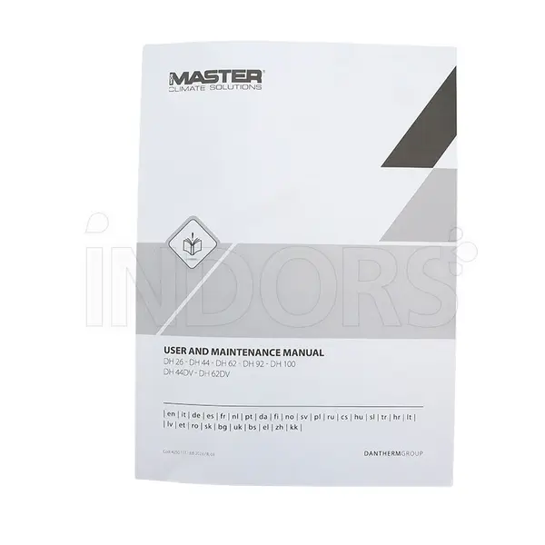 MASTER DH 62 - Déshumidificateur professionnel