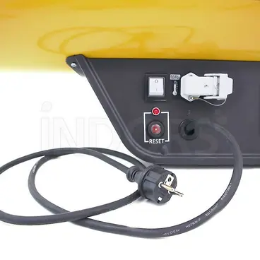 prise et commandes Master BLP 53 ET - Générateur d'air chaud à gaz