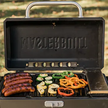 Masterbuilt Portable - Barbecue au charbon de bois portable, version mobile ou sur chariot