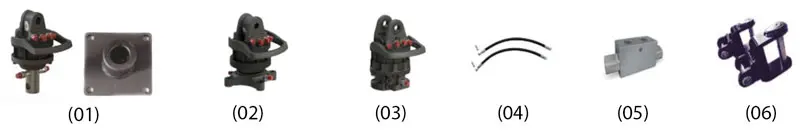 MHS TM 1300 - Accessoires pour grappin forestier