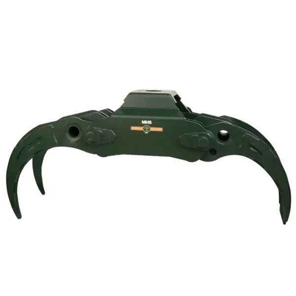 MHS TMR-HD 1400 S700 - Pince agricole professionnelle pour grumes et bois - avec fourches ouvertes