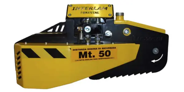 MHS IT 500 CTH - Tronçonneuse hydraulique avec largeur de coupe de 50 cm pour grappins forestiers