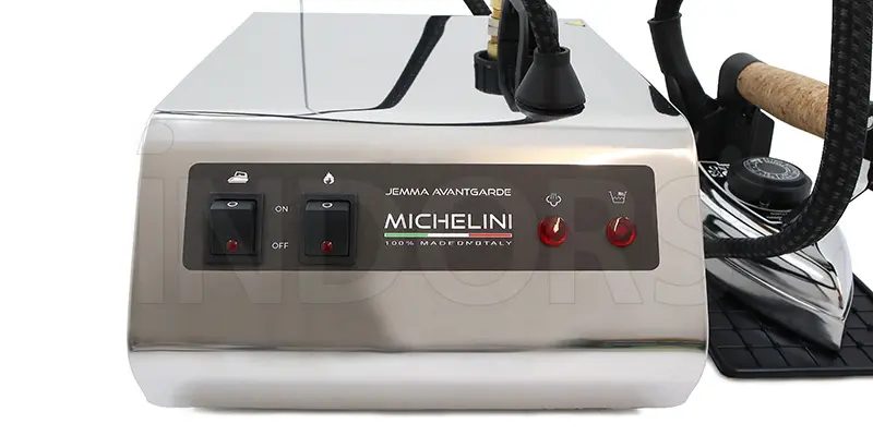 Michelini Jemma Avantgarde - Fer à repasser avec chaudière professionnelle en acier inoxydable de 1 L