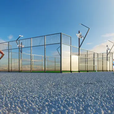 Lampes chauffantes MO-EL Hathor Deep pour courts de padel et installations sportives