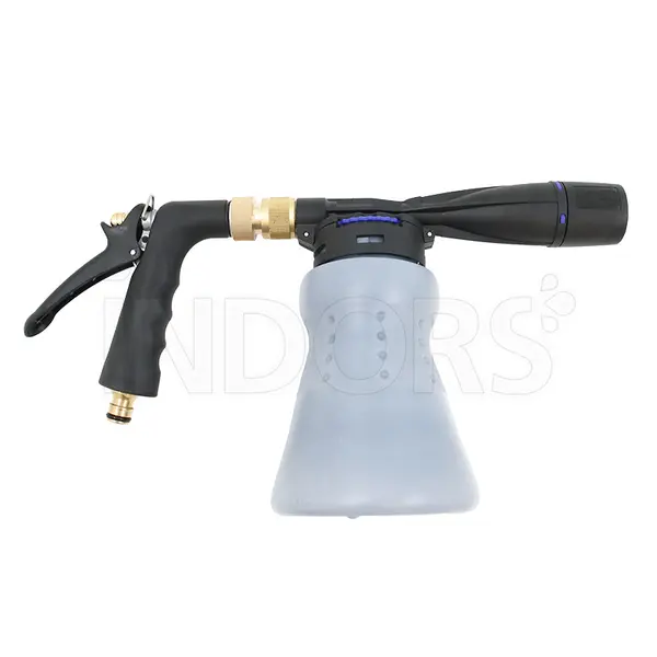 Kit de lance à mousse pour tuyau d'arrosage réglable MTM + pistolet à eau basse pression et raccord rapide