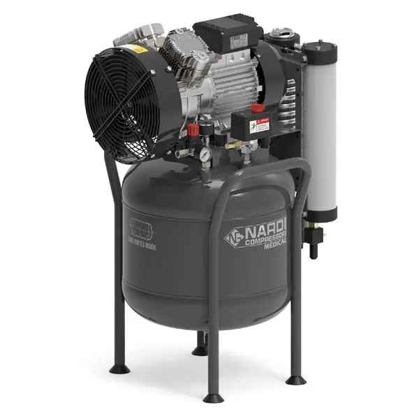Nardi Extreme 2V 50 L - Compresseur dentaire 1,5 à 2 CV pour unités dentaires