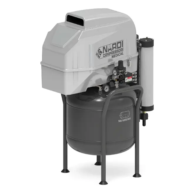 Nardi Extreme 2D Sil 50L - Compresseur dentaire 1,5 à 2 CV sans sécheur