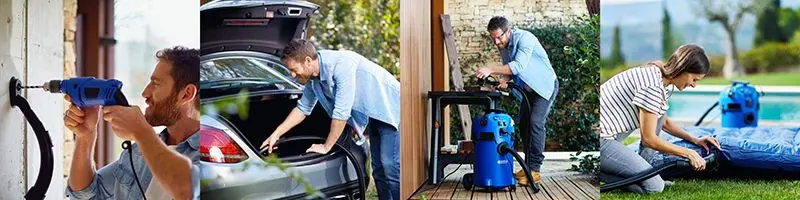 domaines d'application Nilfisk Multi II 30 T EU - Aspirateur solide et liquide