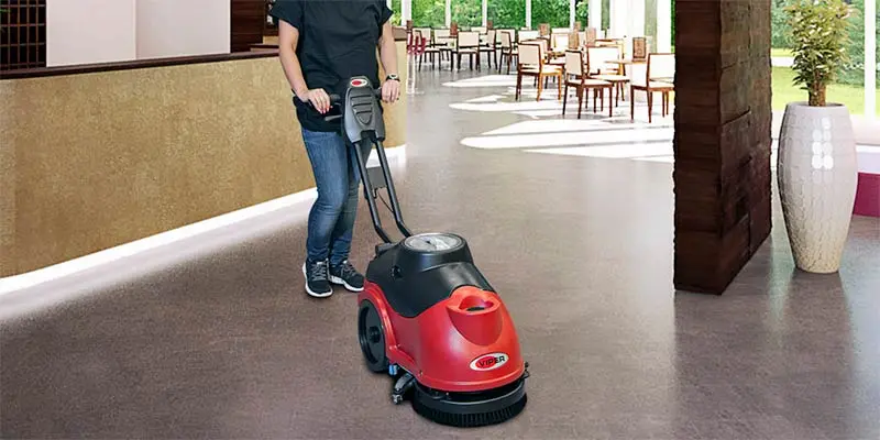 J'utilise la Nilfisk AS 380/15B EU - Autolaveuse-sécheuse compacte à batterie.