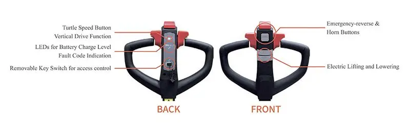 Transpalette électrique Novamach NEEN/Q handle - 1500 kg
