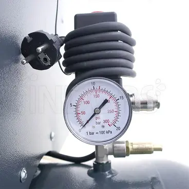 manomètre Nuair B3800/3M/100C SIL - Compresseur à piston silencieux